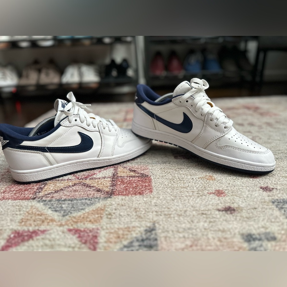 Men’s Jordan 1 Low OG ‘86 Metallic Blue size 10.5